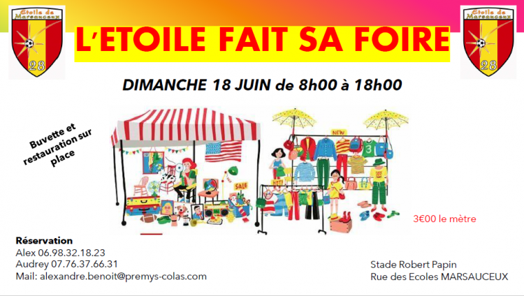 FOIRE A TOUT DE L'ÉTOILE DE MARSAUCEUX