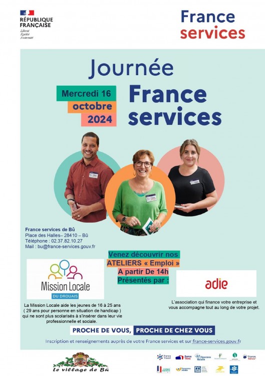 Après-midi portes ouvertes France Services de Bû
