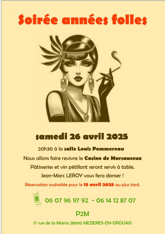 SOIRÉE ANNÉES FOLLES