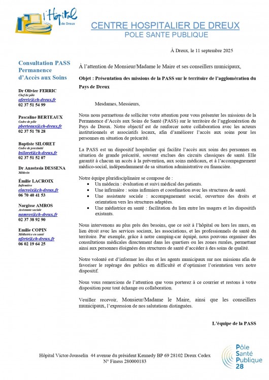 Permanence d'accès aux soins de santé - PASS 28